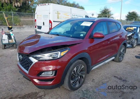 2020 Hyundai Tucson Sport z USA, uszkodzony, nr VIN KM8J33AL1LU143599